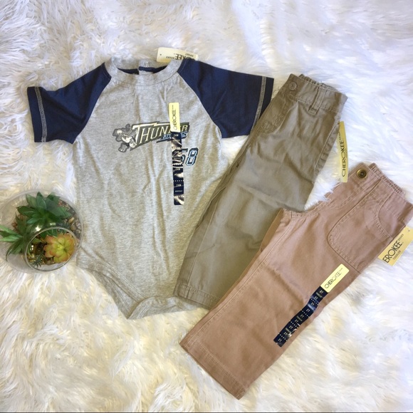 Bundle Other - NWT Toddler 2T Boys Bundle - Onsie & 2 pants